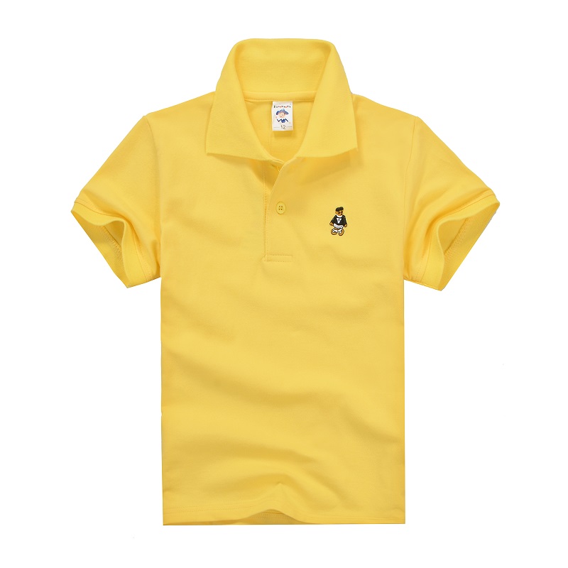 High Quality Kids Boys Polo Shirt Brand Children Long Sleeve Shirt Warm Cotton T-Shirts 2-12age