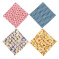 KiWarm 100 Sheets Mixed Pattern Japanese Flower Floral Origami Folding Paper Handmade Materials Folded Paper Craft 14x14cm