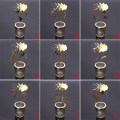 New 2018 Xmas Rotating Spinning Carousel Tea Light Candle Holder Center Home Decoration Gifts Wedding Decoration 2018