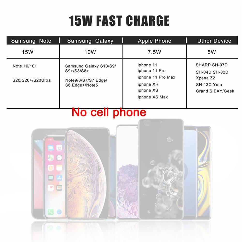 15W Wireless Charger Car Phone Holder Qi Induction 12 Pro For Samsung Mount Sensor Fast iPhone Huawei Charging Max Stand C2X7