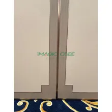 Interior foldable partition wall