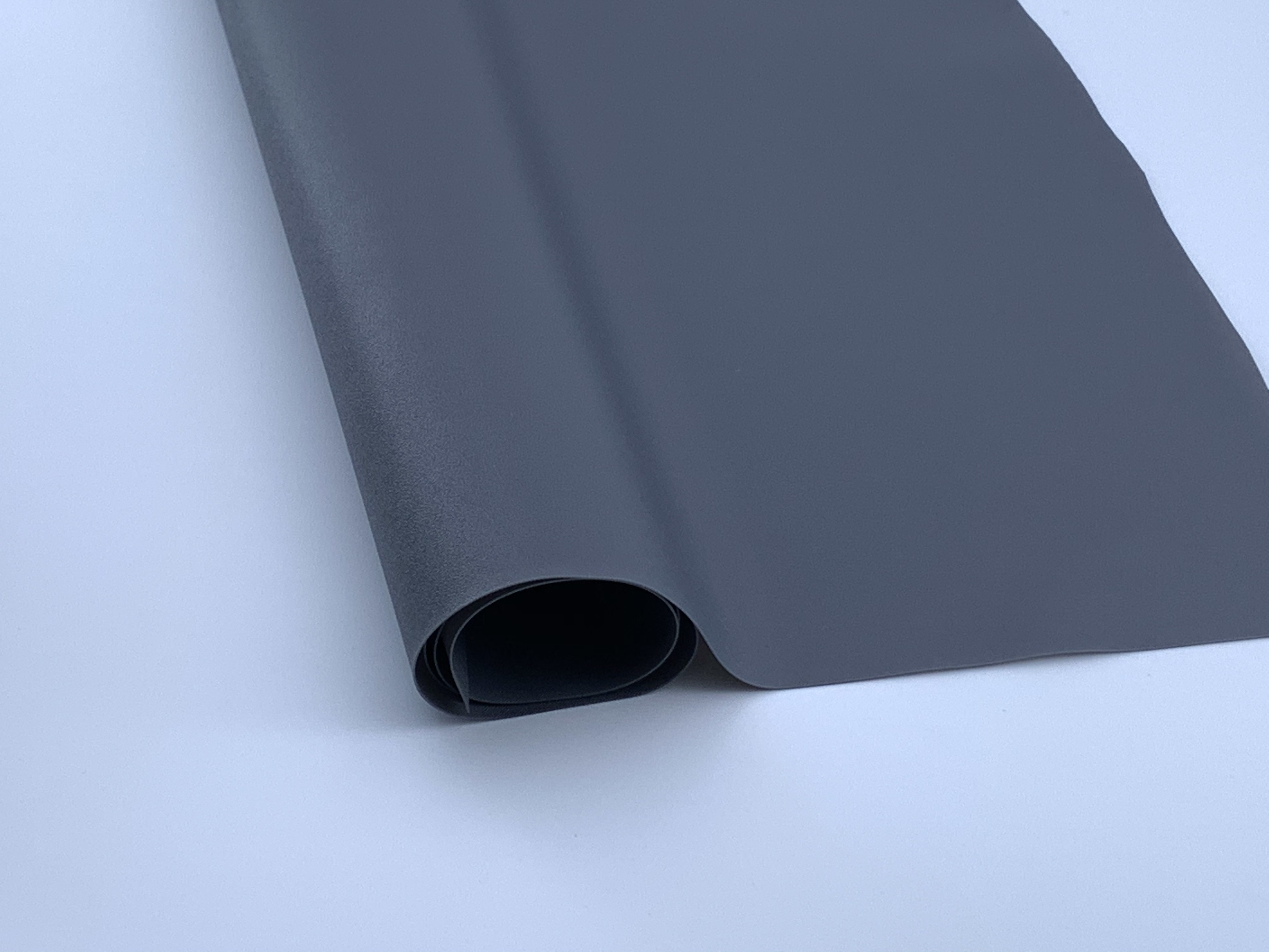 Premium Charcoal Blue Textured PVC Film