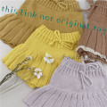 Misha and Puff Kids Girl Knitted Skirt Beautiful Style Toddler Girl Bottoms Baby Lovely Skirts Brand Design Child Girls Skirts