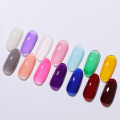 Lemooc Rainbow Jelly Gel 14 Colors Glass Opal candy Translucent Gel Polish Amber Glaze Nail Gel Nail Art Vanish varnish