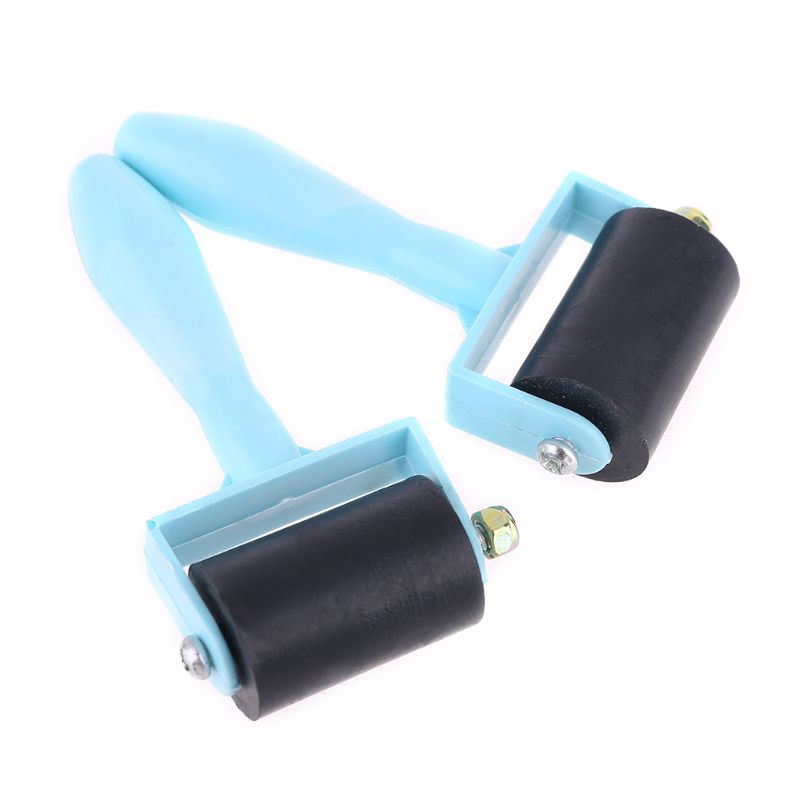 2 Pcs Rubber Glue Roller for Anti Skid Tape Construction Tools, Printmaking 40JE