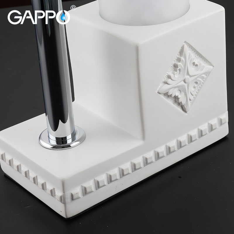 GAPPO toilet brush white bathroom toilet holders free standing accessories brushed bathroom Toilet Brush holder