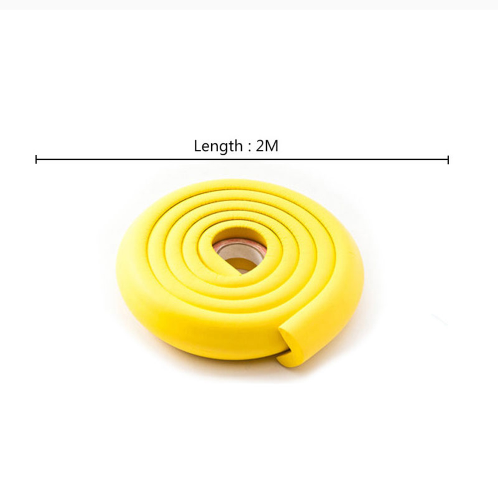 2m Baby Safety Corner Protector Solid Safety Edge Guards Children Protection Security Tape Wall Angle Form Kids Child Protector