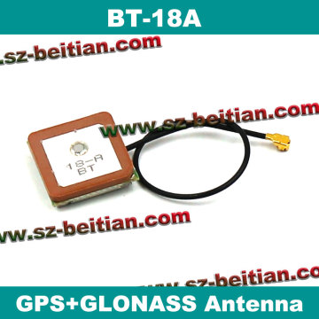 BEITIAN 28db IPEX GPS + GLONASS dual active internal GPS antenna 18*18*5mm BT-18A