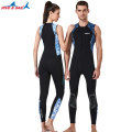 Triathlon Wetsuit 3mm - Women's Men's Sleeveless Long John Neoprene for Water Sports Swimming Ironman Suit Diving Suit Wet Suit