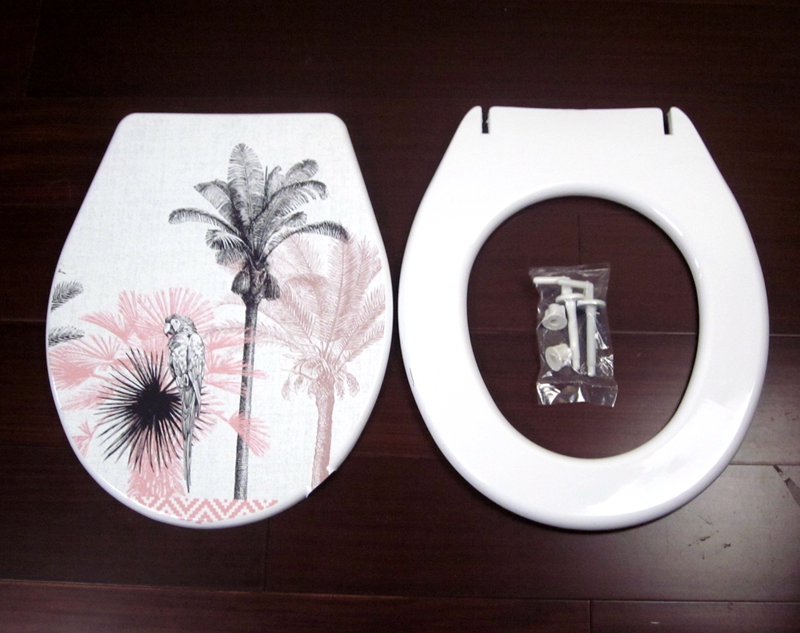 toilet lid cover standard closing 2019high quality colorful toilet seat cover set hot selling fashion bathroom pp toilet seat