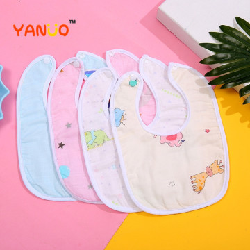 Newborn Baby Boy Baby Scarf Waterproof Saliva Baby Bib Saliva Towel Bib Cartoon Soft Lint Bib (Suede + PU Waterproof Layer)