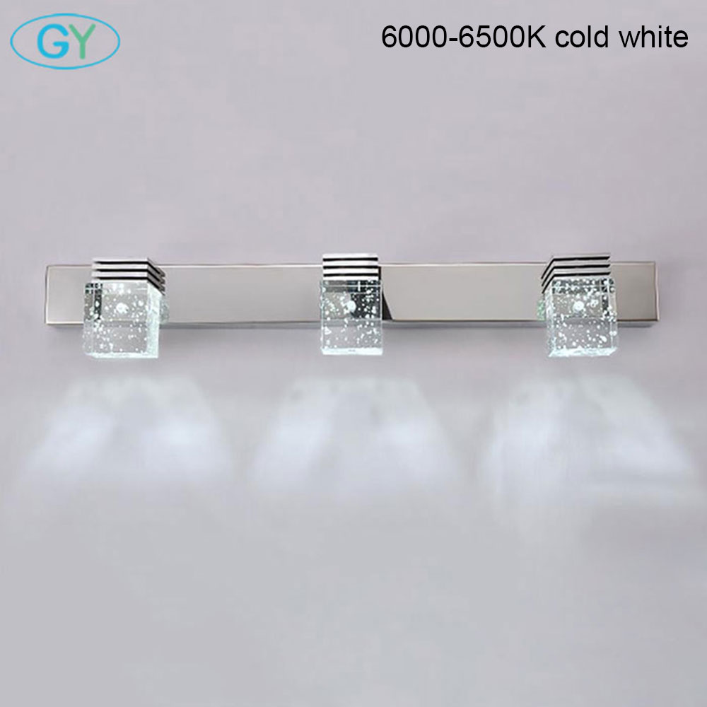 Modern bathroom vanity light fixtures industrial led crystal mirror lights coiffeuse avec miroir table de maquillage luz espejo
