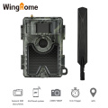 WingHome 480Ace 4G Hunting Trail Camera 24MP HD Cloud APP Cameras 940nm IR Forest Wildife Game Camera with Cloud system GPS APP