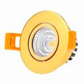 Recessed Ceillight Under Cabinet lamps Cut Hole 50mm Goden Color Mini Led Downlight