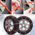 Universal Nylon Car wheels Skid Band Winter Tyres Snow Chains Car Snow Mud Tire Cable Safe Ties Reduce Nois Car Accessories