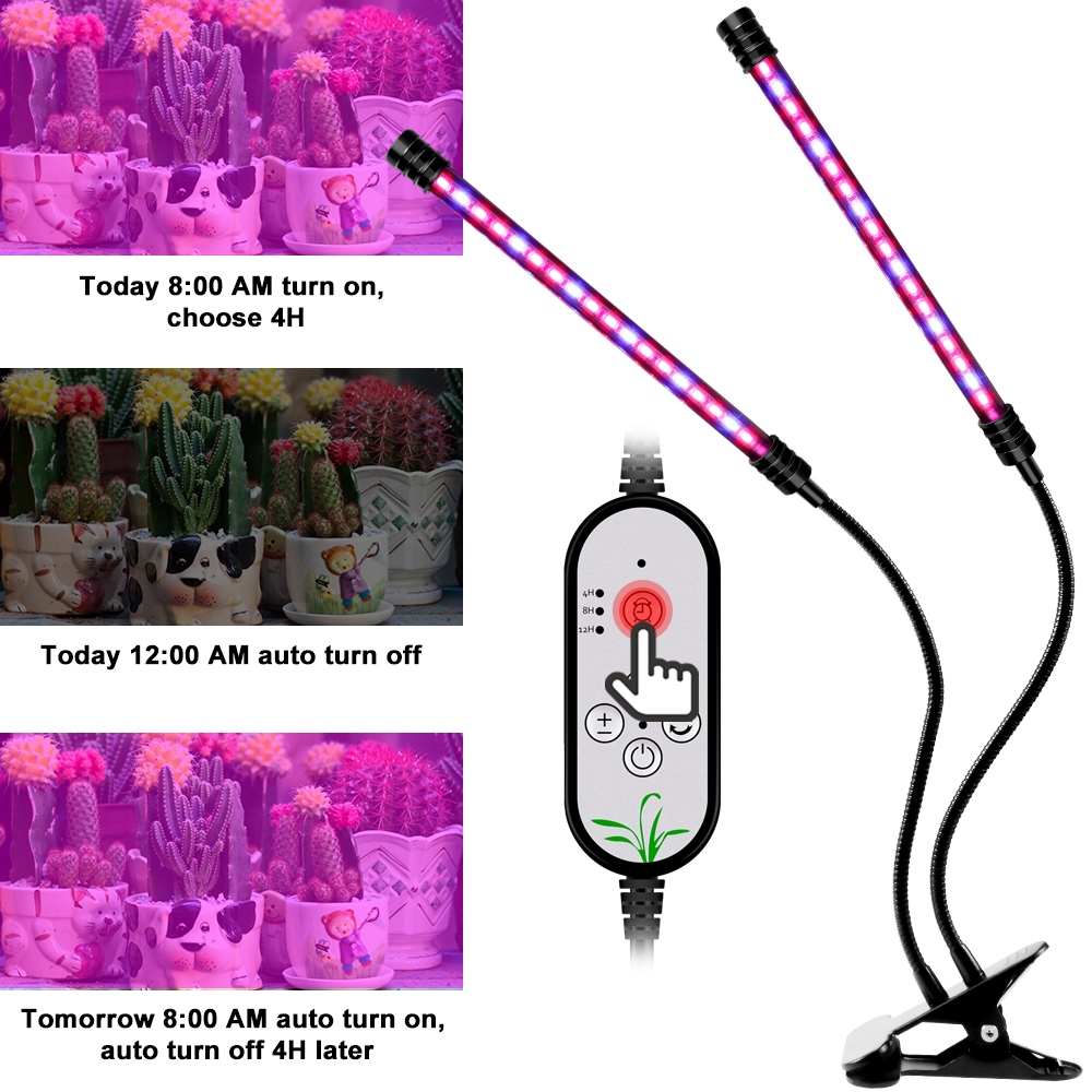5V Led Grow Light 9W 18W 27W USB Timer Phyto Lamp For Full Spectrum Grow Tent Box 2835SMD fito lamp For Indoor Plant Seedlings