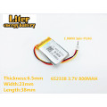 652338 3.7V 800mAh Rechargeable li-Polymer Battery For toys millet GPS TEXET DVR mp3 mp4 cell phone speaker 622338 602338