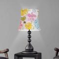 Lampshade Fabric Lamp Cover Pretty Butterfly Print Elastic Cloth Round Light Shade for Table Lamp Wall Lamp Lamp Shade
