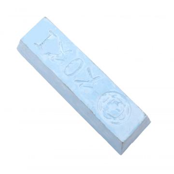 Blue solid polish wax
