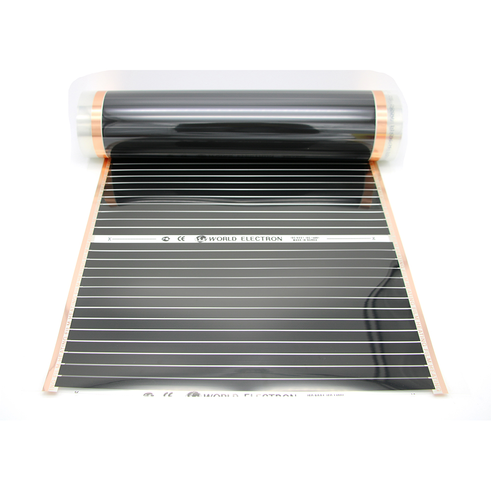 Hot 5m2 Far Infrared Floor and Wall Heating Film With Accessories Home Warming Mat AC220V 110W/M WiFi Optional