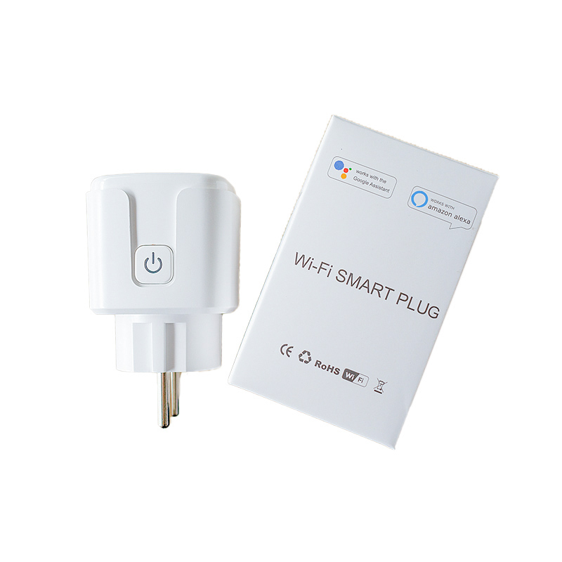 WIFI smart plug socket APP wireless control compatible with alexa Google voice control EU standard AC110V 240V 16A power plug