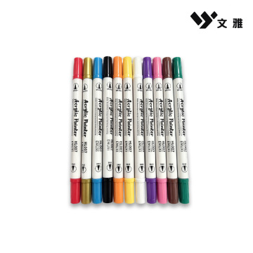 Dual Tip Acrylic Professional Paint Marker Set