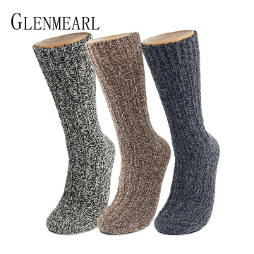 Merino Wool Women/Men Socks Top Grade Brand Hemp Winter Warm Thick Coolmax Compression Hosiery Snow Boot Ladies/Male Socks