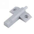 20Pcs ABS Plastic Gray Dampers Bumper Furniture Wardrobe Drawer Cabinet Door Stop Soft Quiet Closet Door Closer Damper Buffers