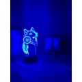 3D Lamp Dreamcatcher Wolf Nightlight for Home Room Decoration Lighting Led Color Changing Touch Sensor Night Light Birthday Gift