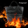 Portable Fireproof & Waterproof Document Envelope File Folder Cash Pouch Fireproof Money Bag Lipo Safe Bag for Home Office
