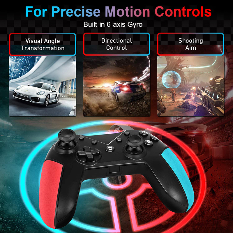 Bluetooth Gamepad Wireless Joystick Game Controller For Nintendo Switch Pro Turbo Function Controller Gamepad For Switch Console