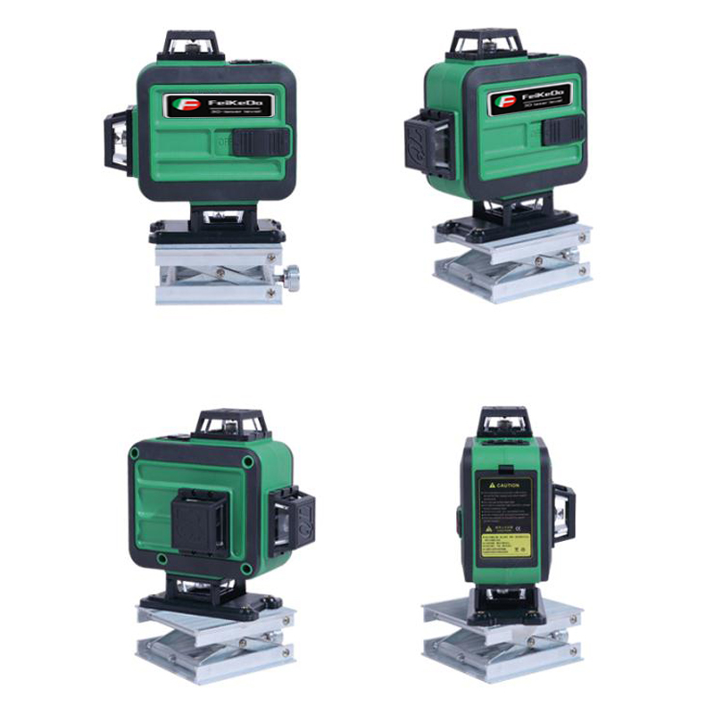 16 lines 4D Self-Leveling 360 Horizontal And Vertical Super Powerful rotary Laser level green Beam leveling laser
