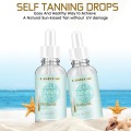 LANTHOME Natural Tanning Oil Long Lasting No Trace Beauty Oil 30ml Without UV Damage Self Tanning Drops Sun Cream Self Tanners