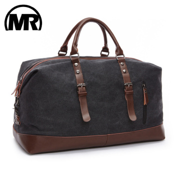 MARKROYAL Canvas Leather Men Travel Bags Carry On Luggage Bag Men Duffel Bags Handbag Travel Tote Large Weekend Bag Dropshipping