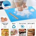 50*40CM Silicone Kneading Mat Non-slip Baking Silicone Mat Kitchen Tool Rolling Pins Pastry Boards