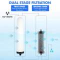 Countertop Water Filter Home Dual Stage Filtration Kitchen Tap Faucet Water Purifier Ceramic Filter Water Treatment Appliance