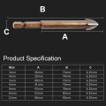 Mirror Marble Drill Saw 1pcs 3-12mm Carbide Hex Shank Hole Saw Drill Bit For Glass Ceramic Tile Hole Carpenter Woodworking Tools