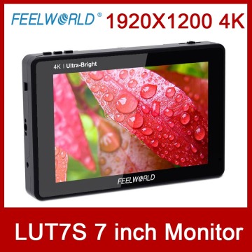 FEELWORLD LUT7S LUT7 7 Inch 1920X1200 4K Monitor 3D LUT Touch Screen for Canon Nikon Sony Waveform 3G-SDI DSLR Camera Monitor