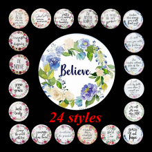 Holy Bible Verse Sticker Fridge Magnet "believe" "faith" Scripture Refrigerator Magnetic Decor To Christian Religion Gifts