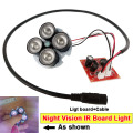 Infrared light 4 pcs Array IR LED board Visible 850nm IR Light for IR Illuminator board for CCTV Camera night vision +cable