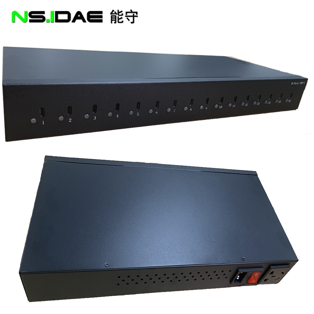 16 port usb type-c charger 360W