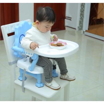 0.6-5 Years Old Folding BB Chair Lifting Baby Dinning Chair Portable Child Dinning Table PP Material Cartoon Armchair