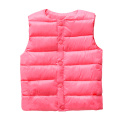 Fashion Foreign Kids Boys Girl Winter Warm Button Vest Waistcoat Sleeveless Down Coat Outerwear Autumn And Winter Down Vest
