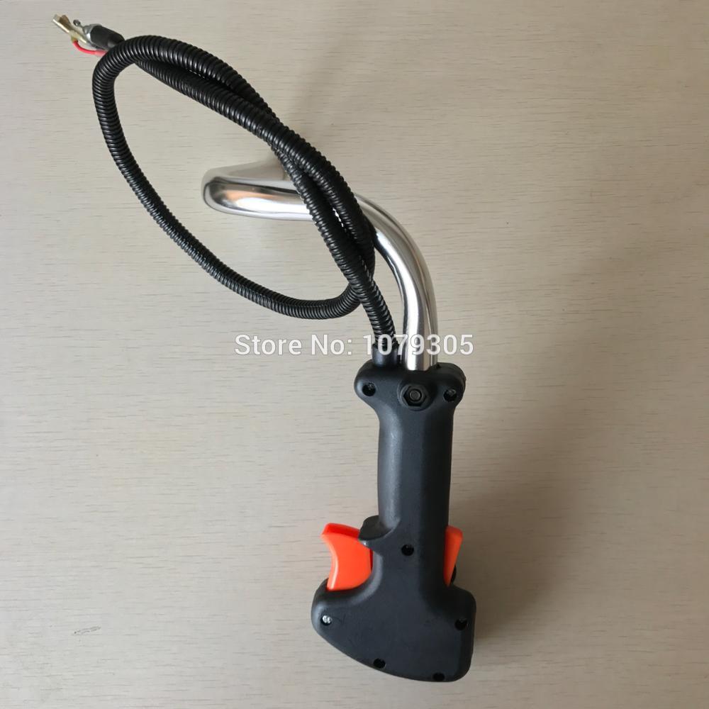 140 GX35 Brush cutter grass trimmer 19mm Handle Switch Throttle Trigger Cable Fit for 26mm Trimmer