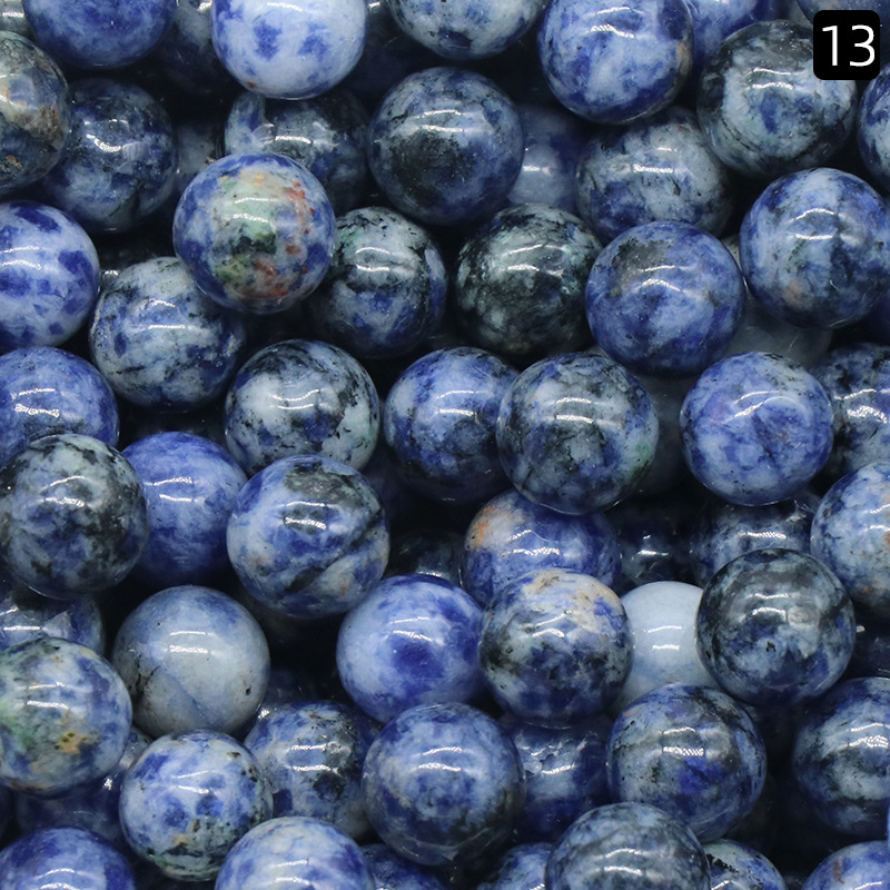 Sodalite 8MM Stone Balls Home Decoration Round Crystal Beads