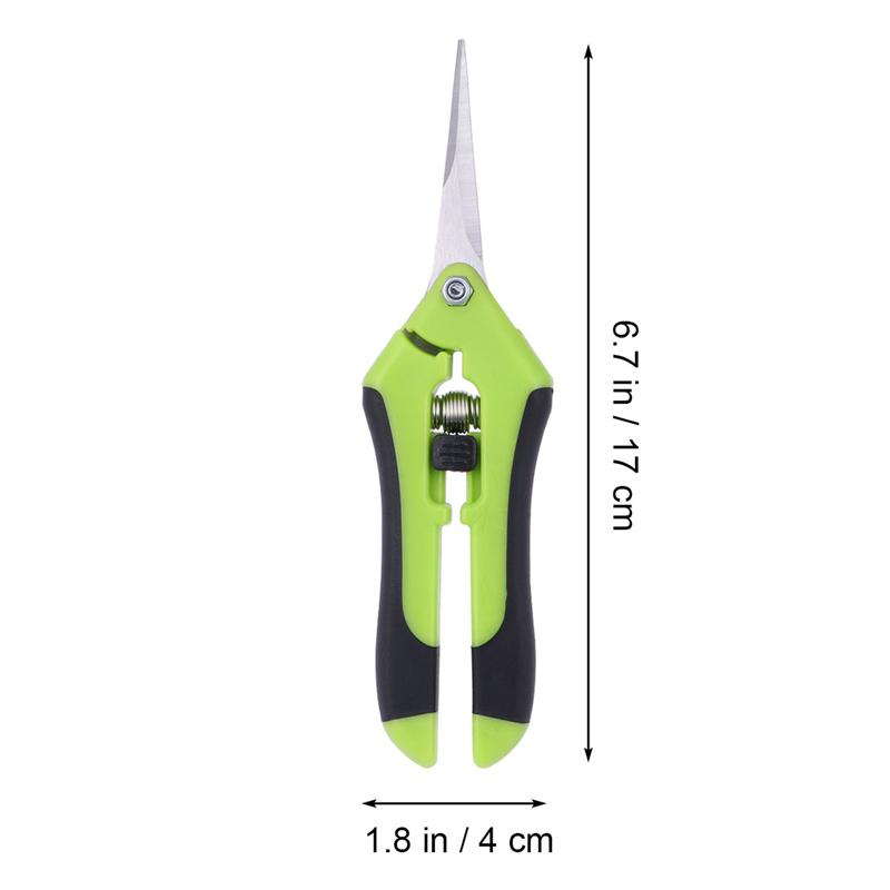 4Pcs Garden Pruning Shears Stainless Steel Pruning Tools Hand Pruner Cutter Grape Fruit Picking Weed Potted Branches Pruner