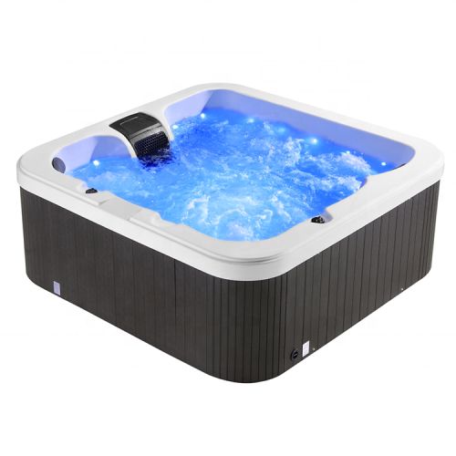 swimming pool and hot tub combo