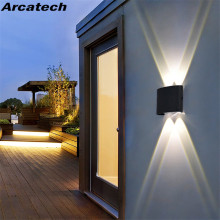 LED Wall Light Outdoor Waterproof Modern Nordic Style Indoor Wall Lamps Living Room Porch Garden Lamp 2W 4W 6W 8W 12W NR-69