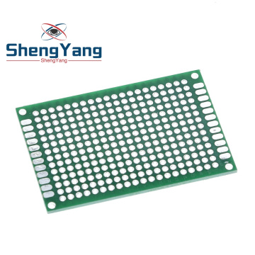 TZT 4x6cm Double Side Prototype PCB Universal Printed Circuit Board Green