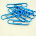 metal paperclips 15 pcs/pkg fresh color large size 50mm light blue green light purple colour clip can you as bookmark promotion